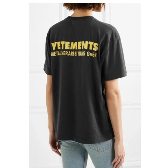 VETEMENTS Metal Tee Size Small - Picture 3 of 7